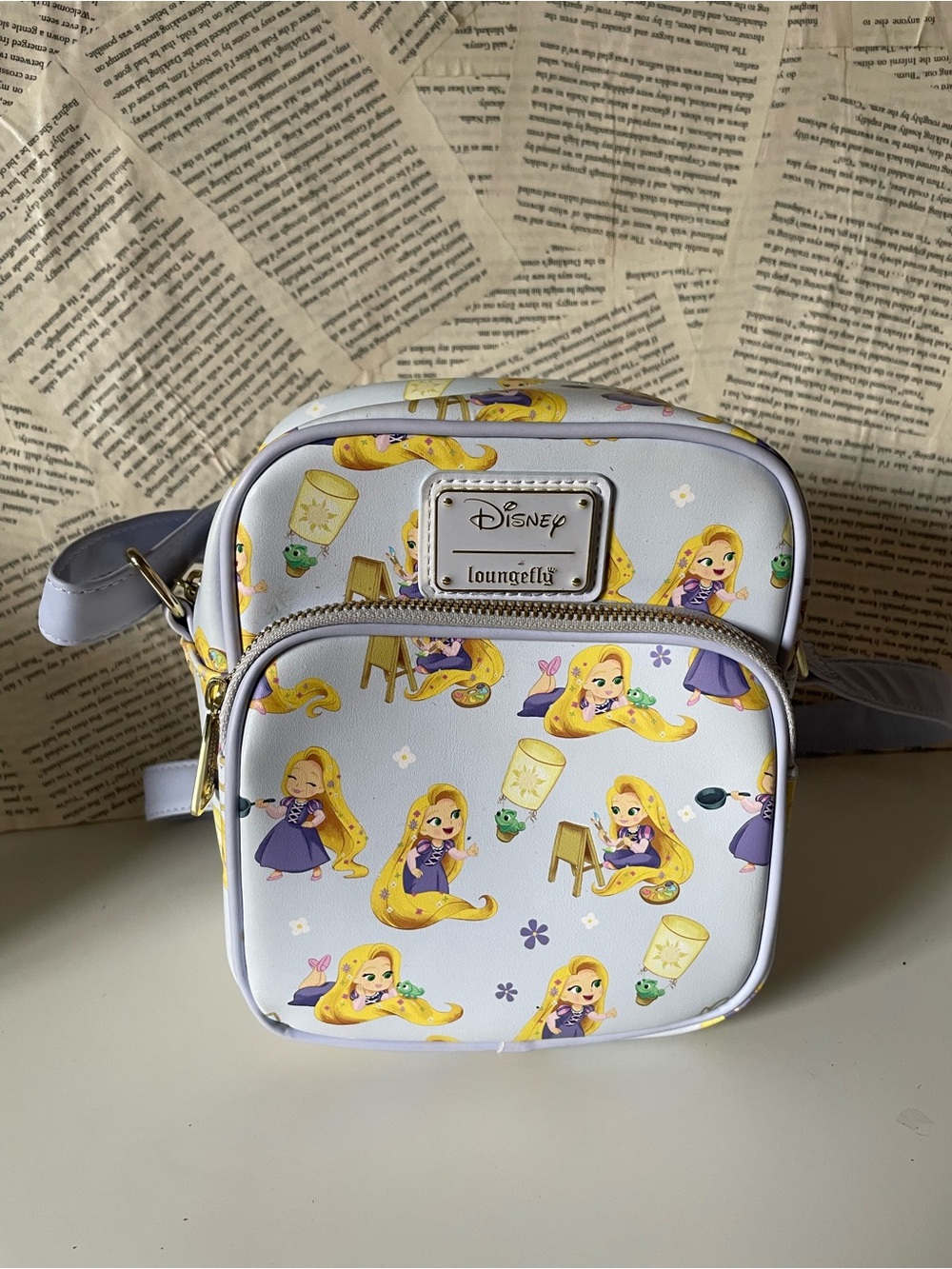 Loungefly Disney Tangled Rapunzel Tiara Crossbody Bag - BoxLunch Exclusive